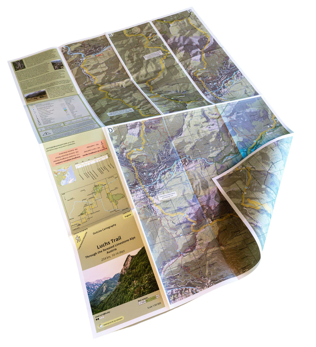 Luchs Trail (Map 1:50 000)